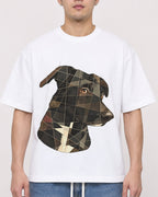 Mockup Boxy Heavyweight Tee White male close-up 13
