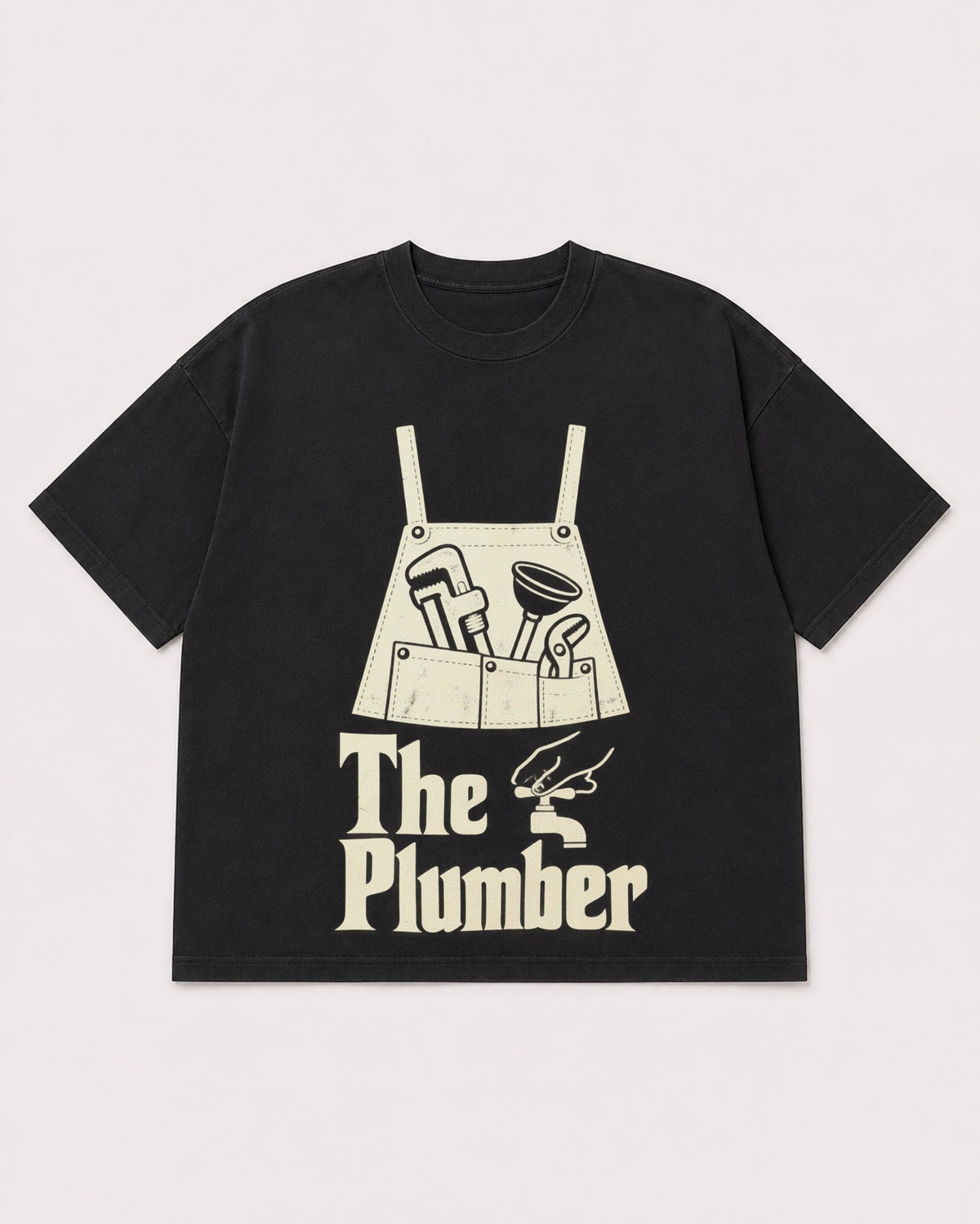 Mockup Boxy Heavyweight Tee Black product