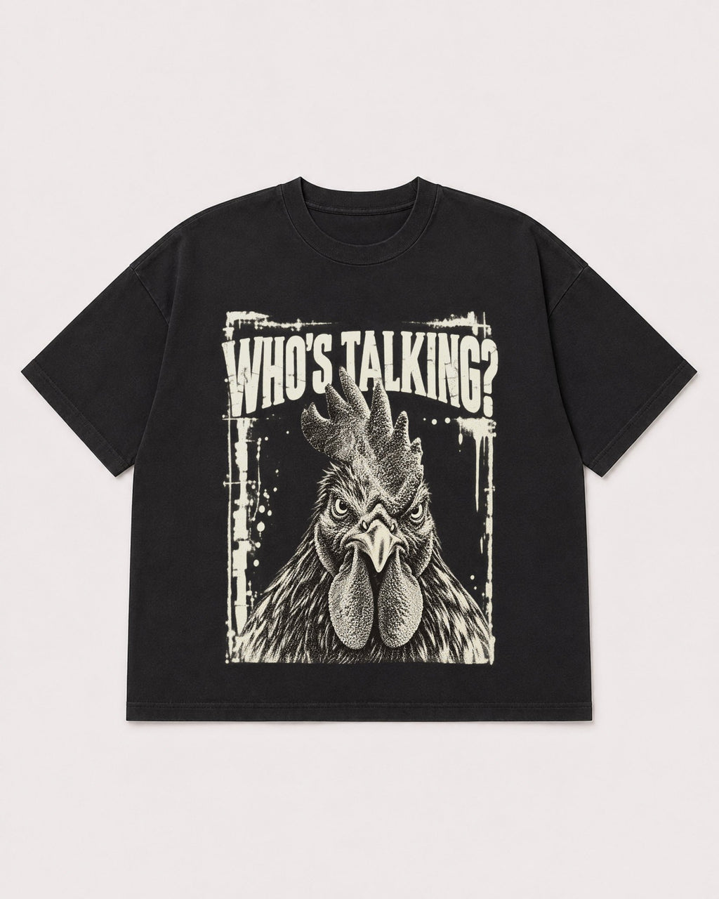 Mockup Boxy Heavyweight Tee Black product
