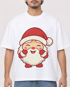 Mockup Boxy Heavyweight Tee White male close-up 02