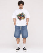 Mockup Boxy Heavyweight Tee White male full-body 03