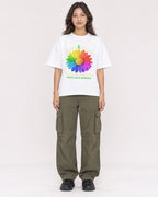 Mockup Boxy Heavyweight Tee White female full-body 02