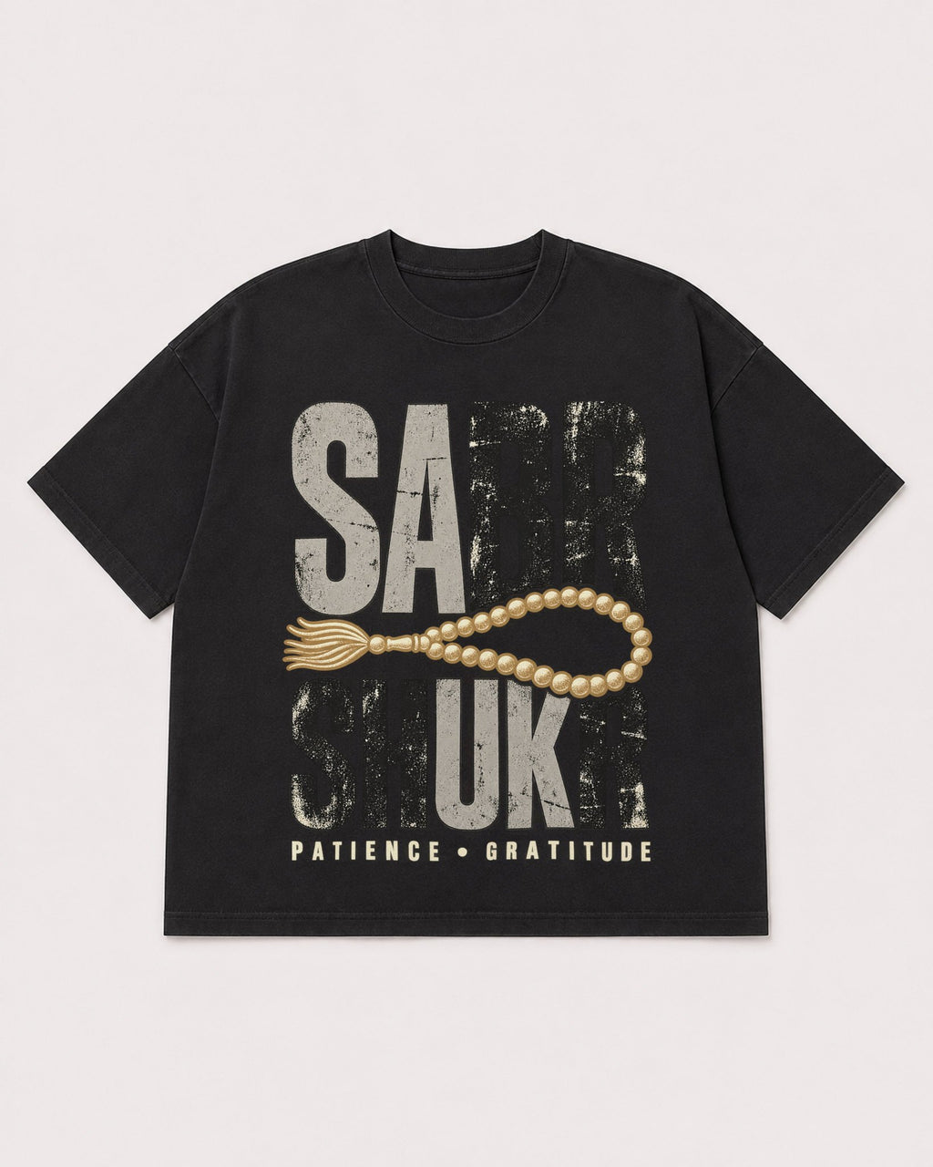 Mockup Boxy Heavyweight Tee Black product