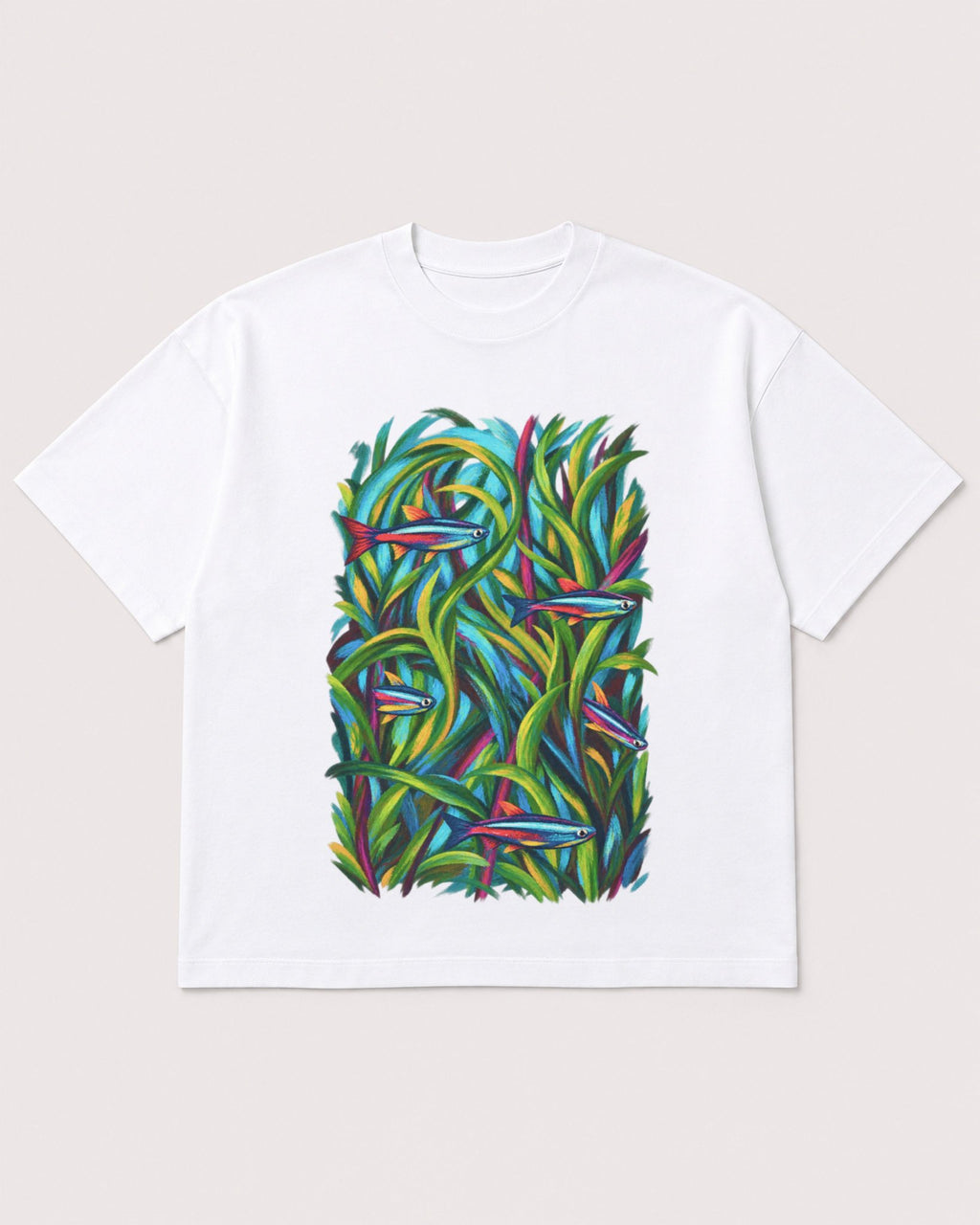 Mockup Boxy Heavyweight Tee White product