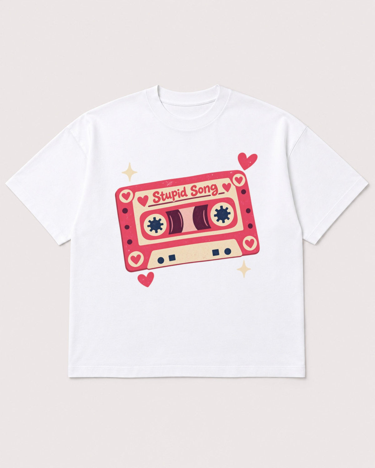 Mockup Boxy Heavyweight Tee White product