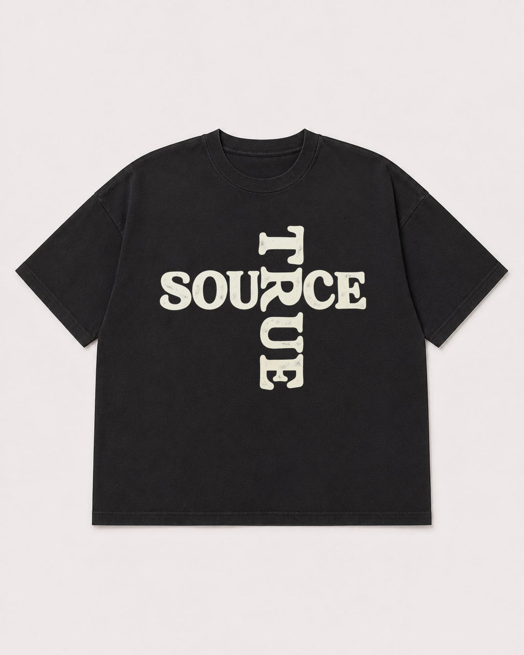 Mockup Boxy Heavyweight Tee Black product