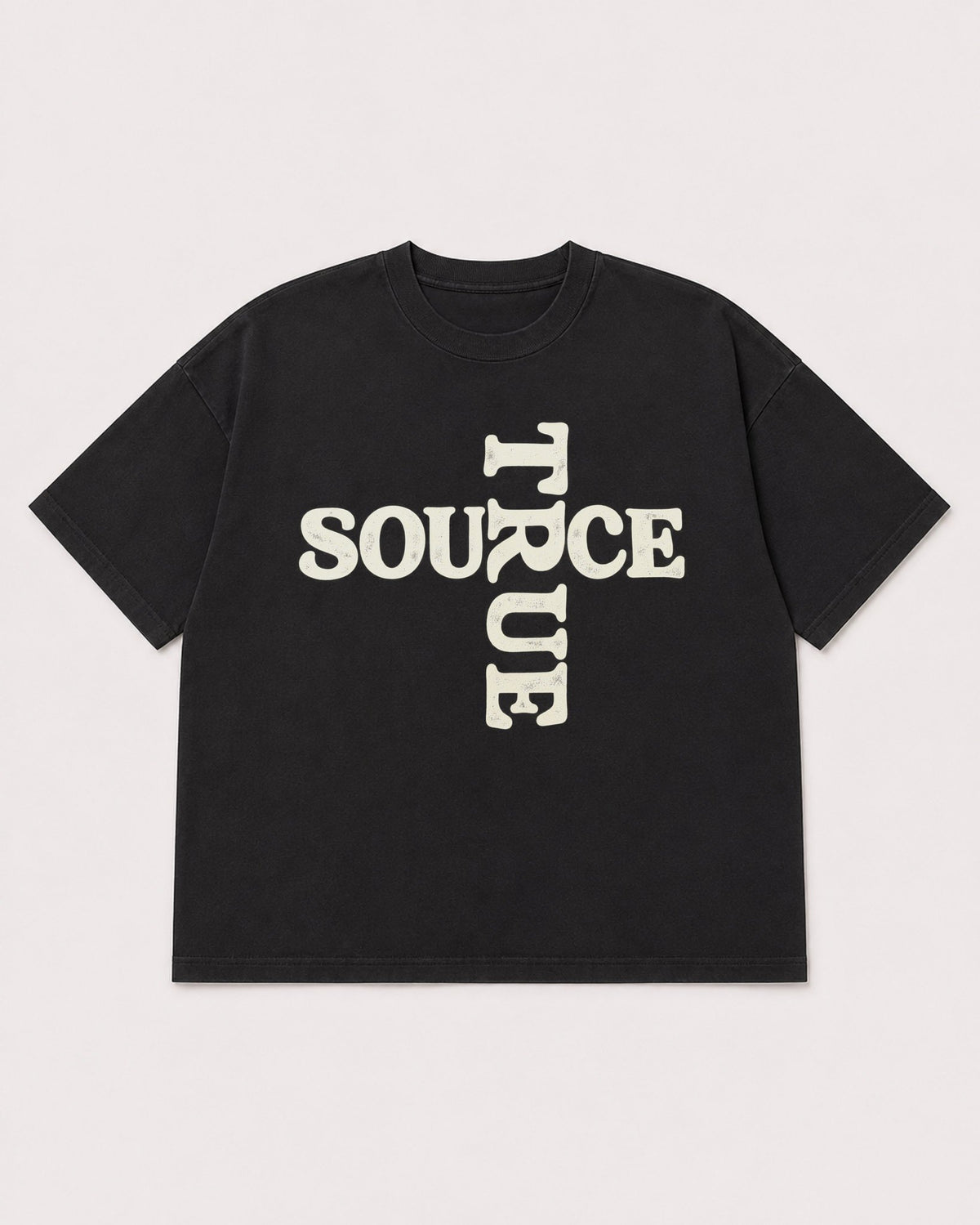 Mockup Boxy Heavyweight Tee Black product