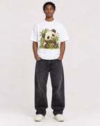 Mockup Boxy Heavyweight Tee White male full-body 05