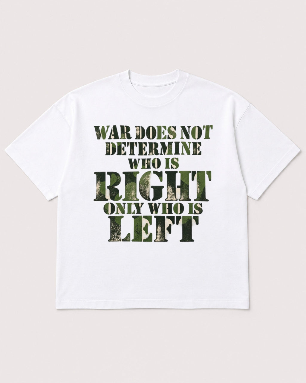 Mockup Boxy Heavyweight Tee White product