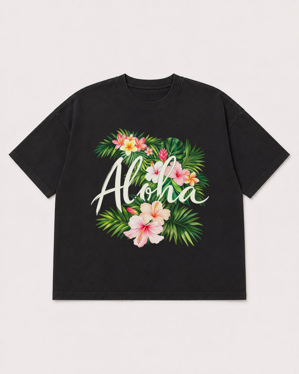 Mockup Boxy Heavyweight Tee Black product