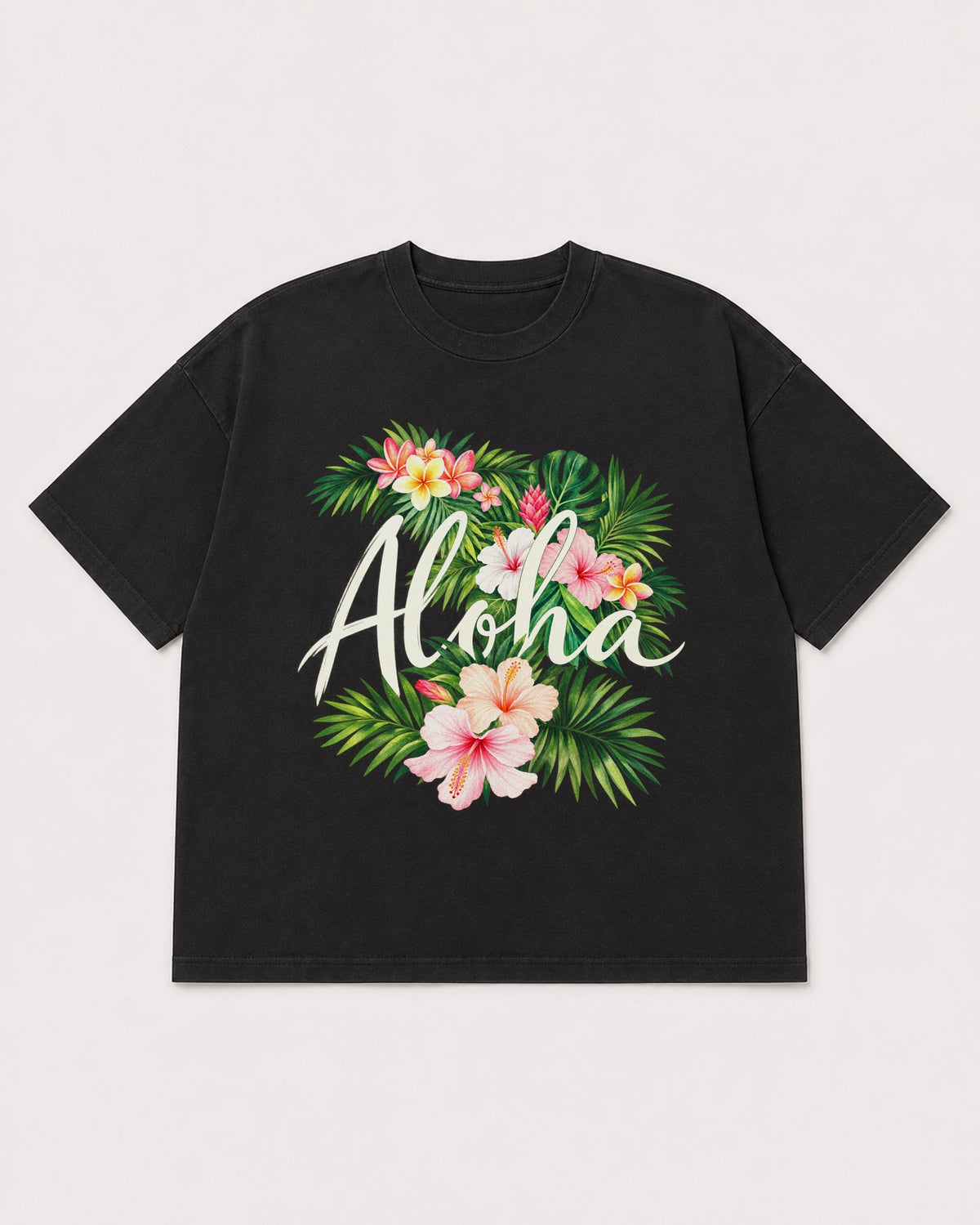 Mockup Boxy Heavyweight Tee Black product