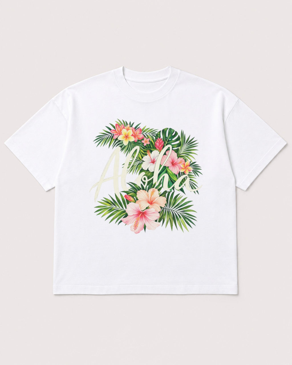 Mockup Boxy Heavyweight Tee White product