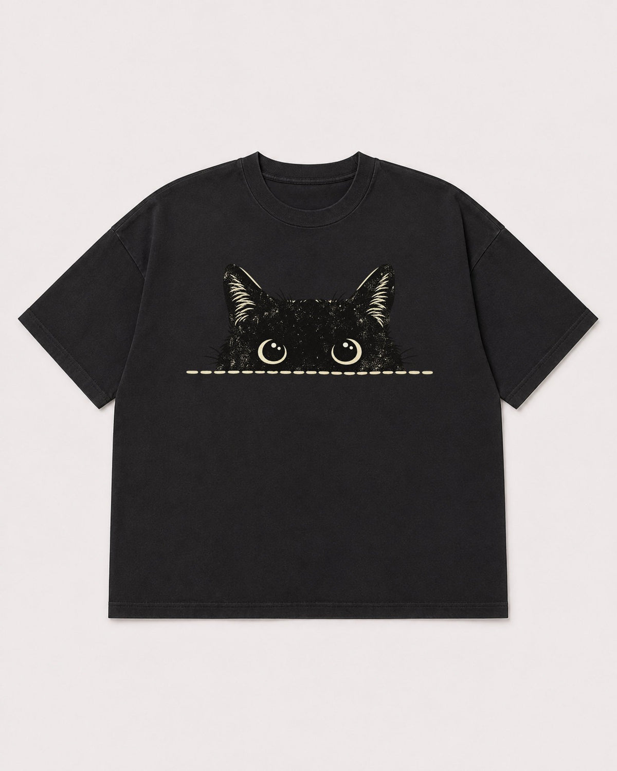 Mockup Boxy Heavyweight Tee Black product