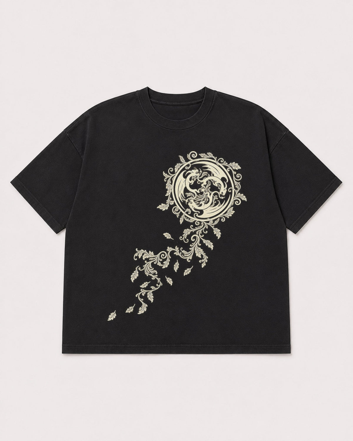 Mockup Boxy Heavyweight Tee Black product