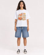 Mockup Boxy Heavyweight Tee White female full-body 06