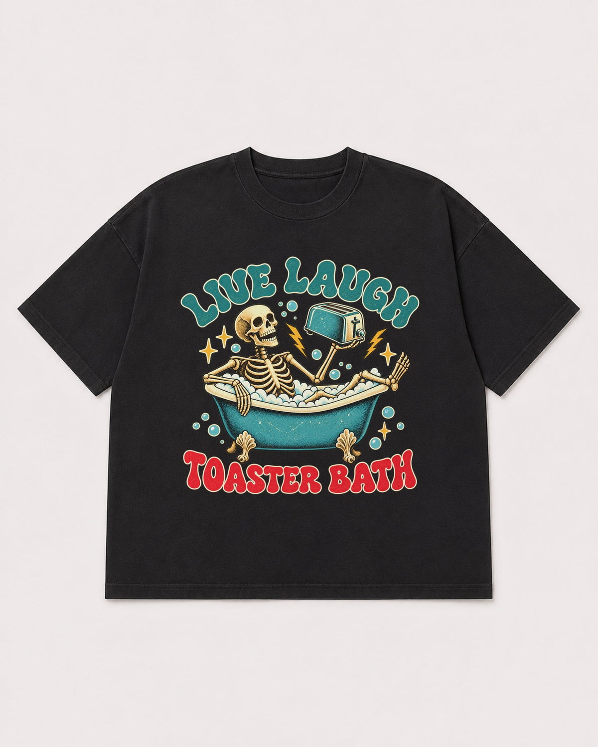 Mockup Boxy Heavyweight Tee Black product