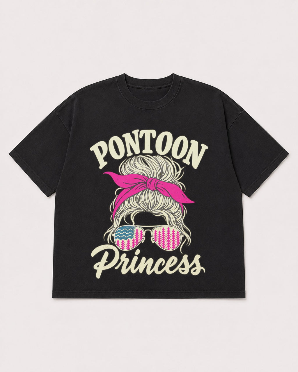 Mockup Boxy Heavyweight Tee Black product