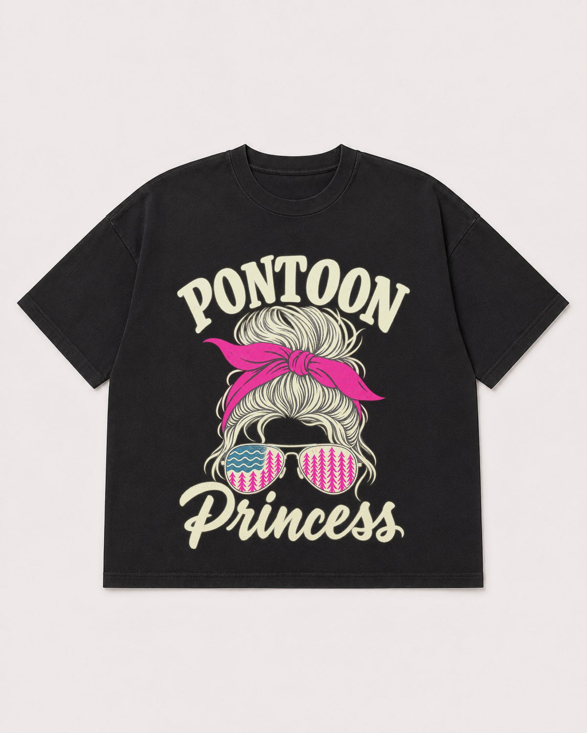 Mockup Boxy Heavyweight Tee Black product