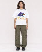 Mockup Boxy Heavyweight Tee White female full-body 02