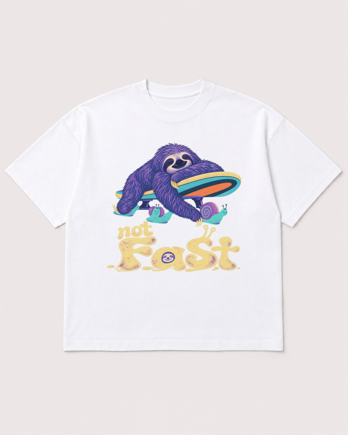 Mockup Boxy Heavyweight Tee White product