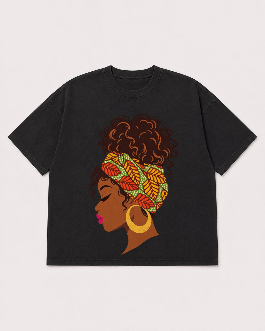 Mockup Boxy Heavyweight Tee Black product