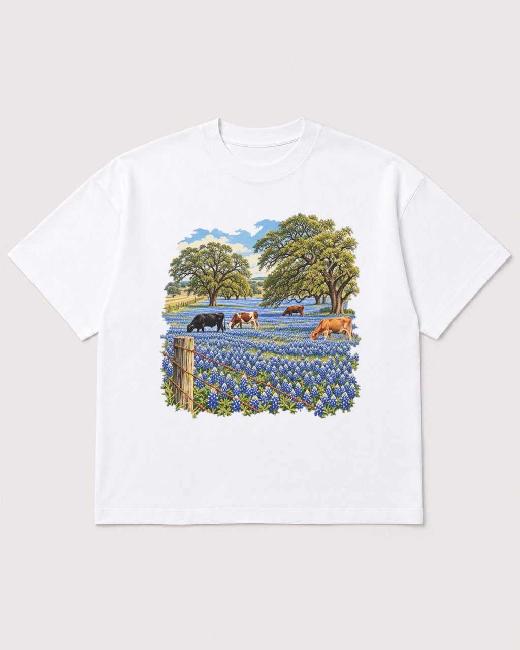 Mockup Boxy Heavyweight Tee White product