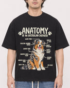 Mockup Boxy Heavyweight Tee Black male close-up 03