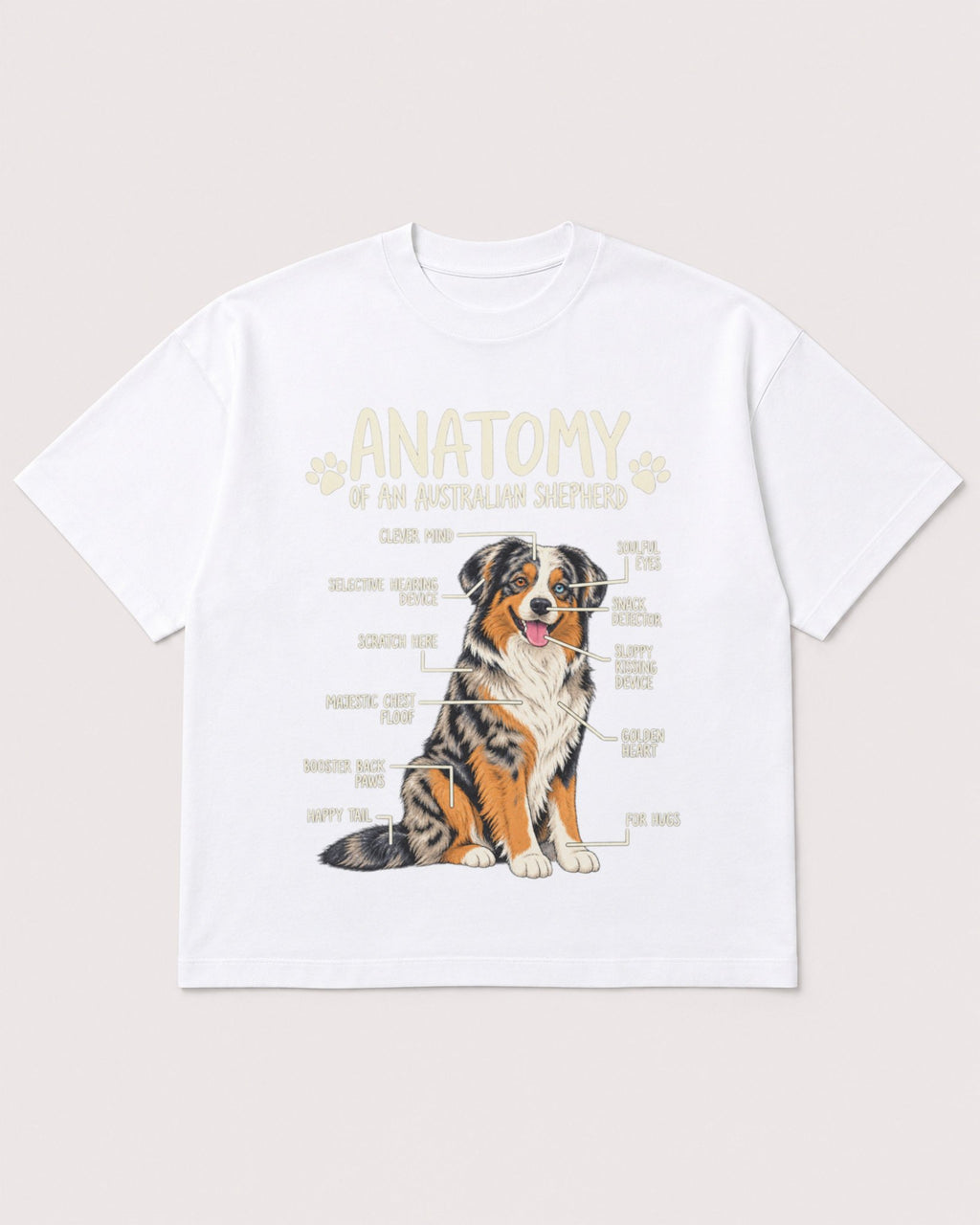Mockup Boxy Heavyweight Tee White product