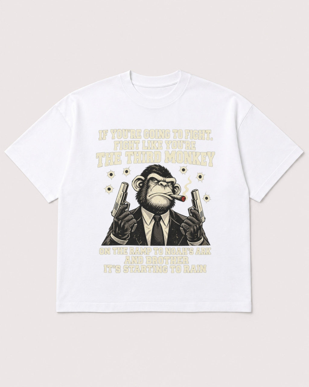 Mockup Boxy Heavyweight Tee White product