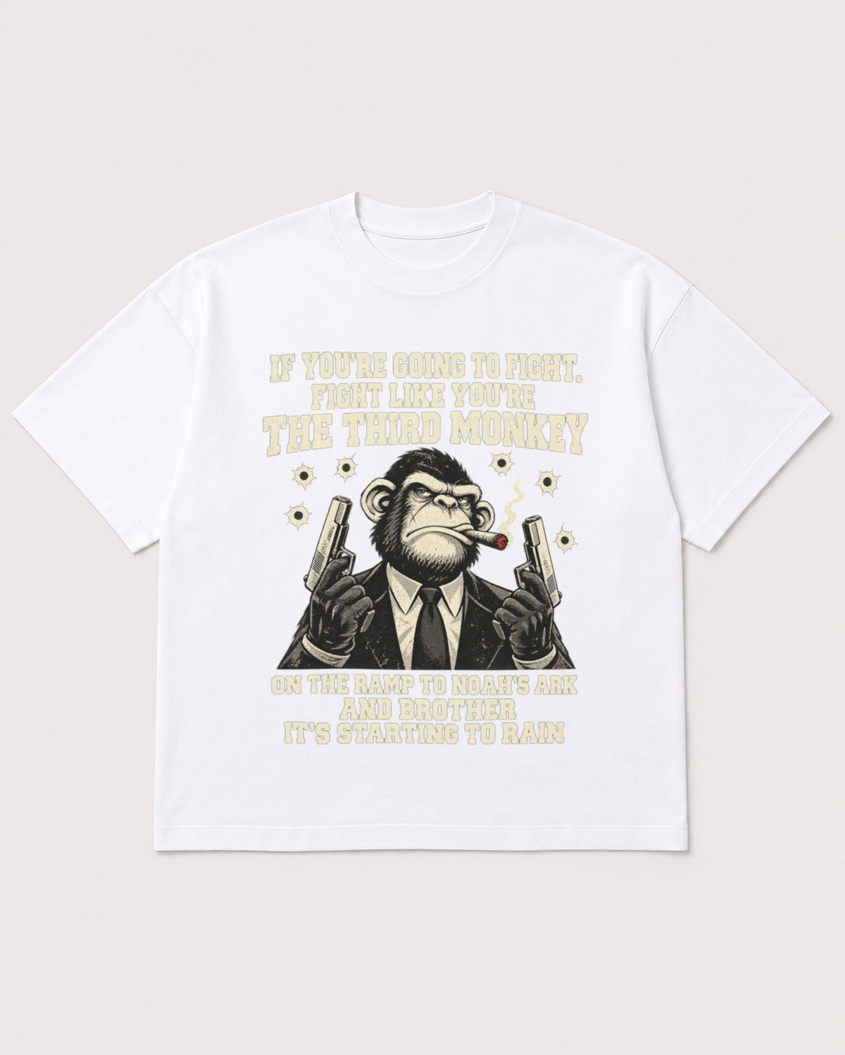 Mockup Boxy Heavyweight Tee White product