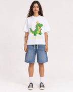 Mockup Boxy Heavyweight Tee White female full-body 06