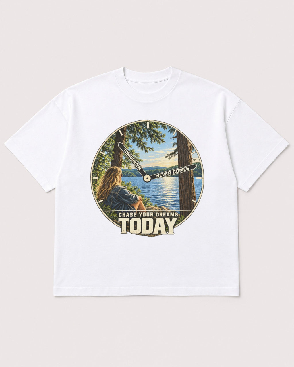 Mockup Boxy Heavyweight Tee White product