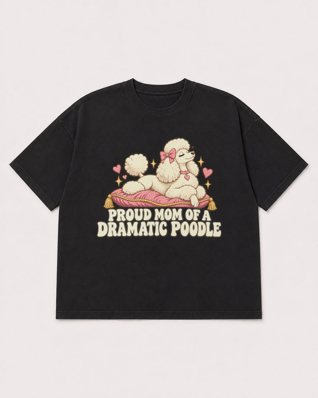 Mockup Boxy Heavyweight Tee Black product