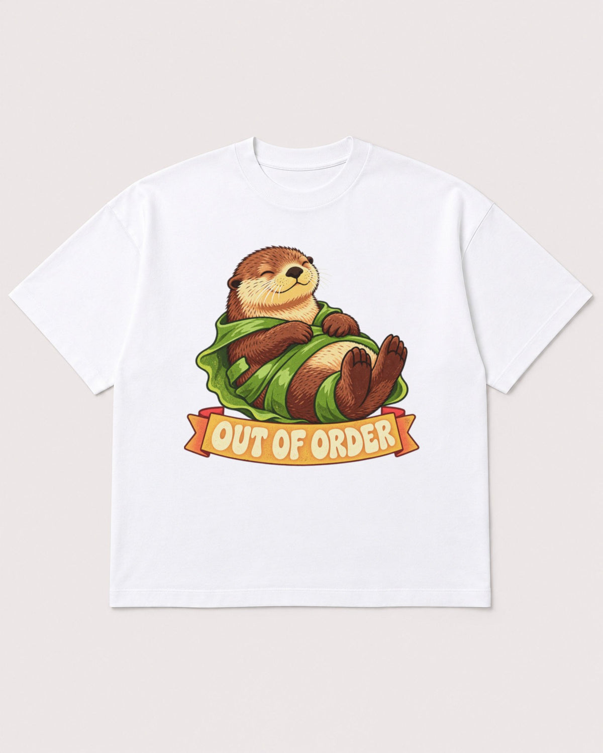 Mockup Boxy Heavyweight Tee White product