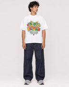 Mockup Boxy Heavyweight Tee White male full-body 26