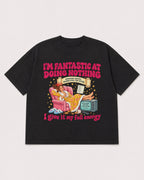Mockup Boxy Heavyweight Tee Black product