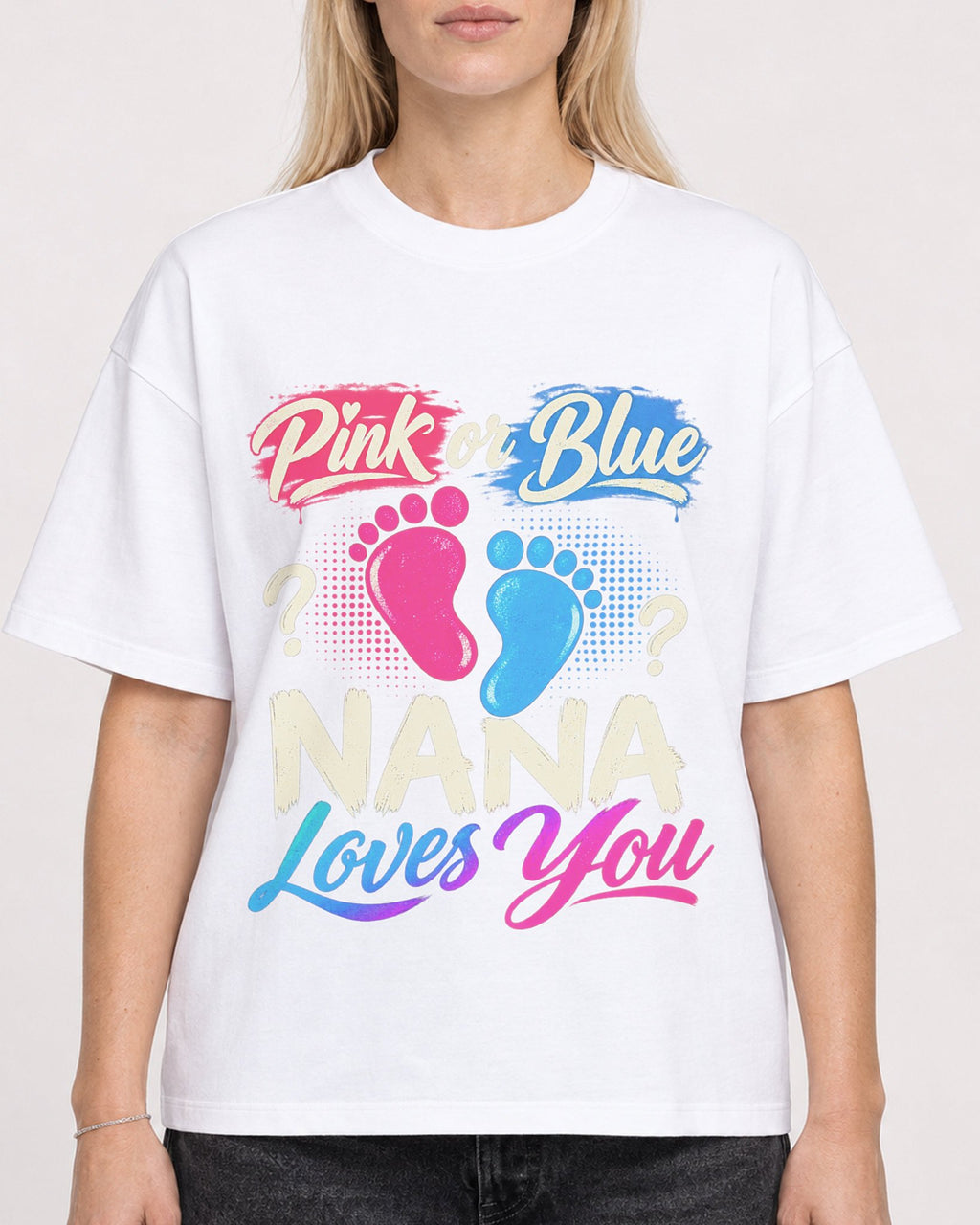 Mockup Boxy Heavyweight Tee White female close-up 08