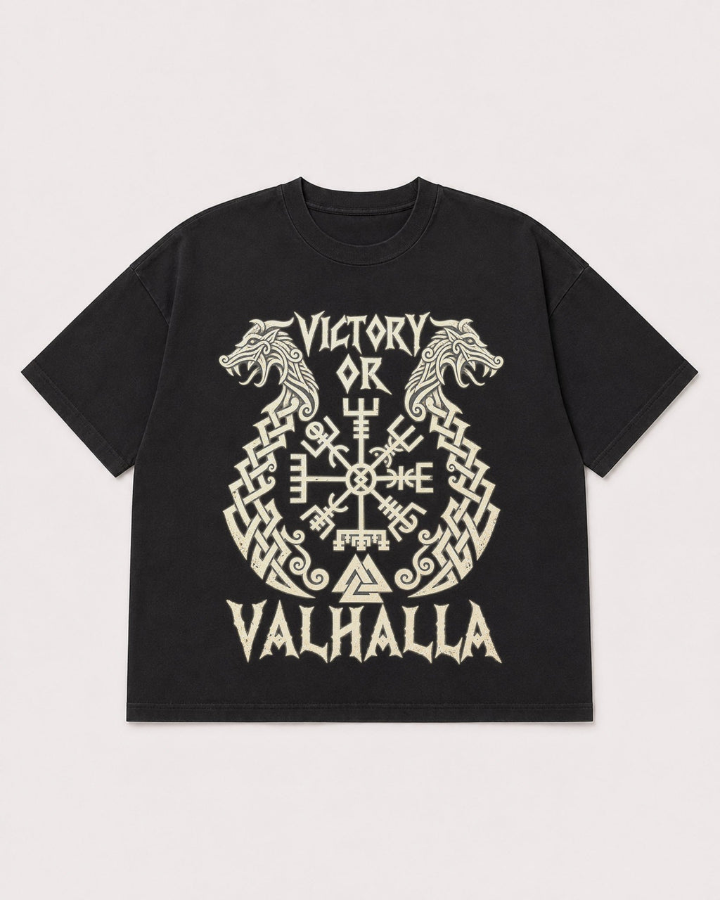 Mockup Boxy Heavyweight Tee Black product