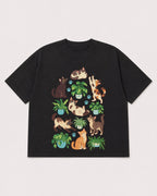 Mockup Boxy Heavyweight Tee Black product