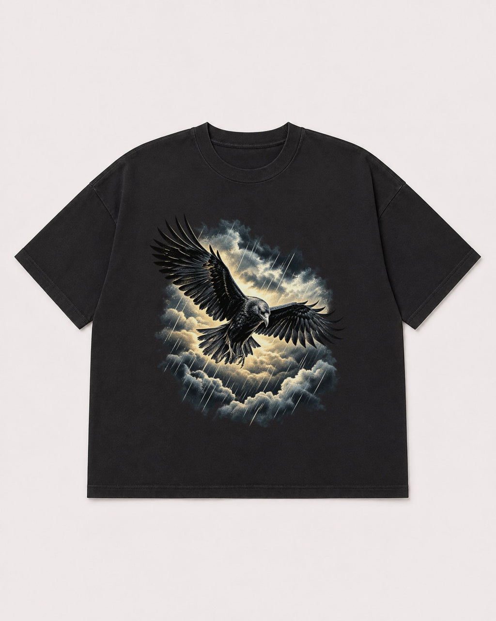 Mockup Boxy Heavyweight Tee Black product