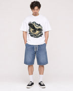 Mockup Boxy Heavyweight Tee White male full-body 03