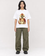 Mockup Boxy Heavyweight Tee White female full-body 22