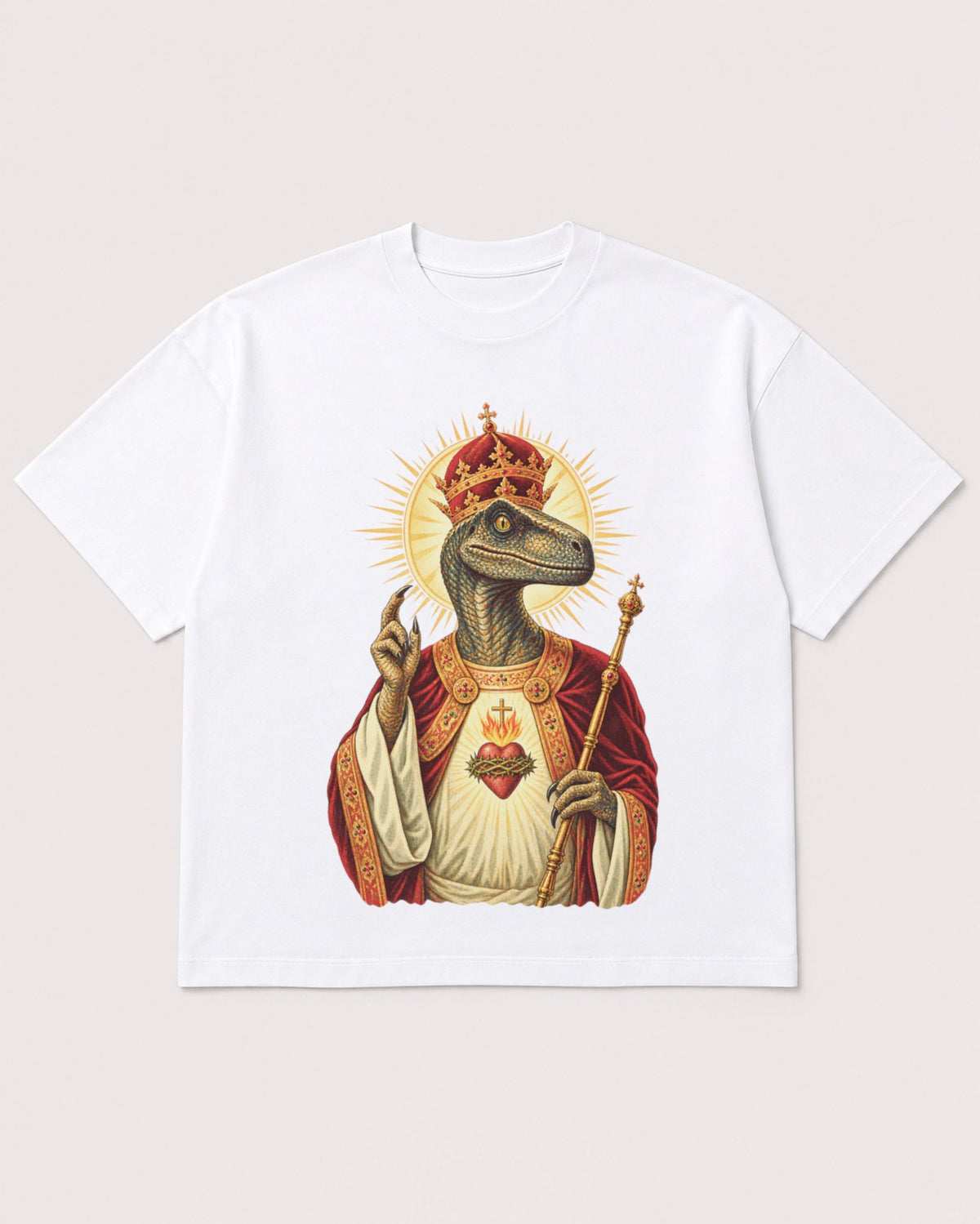 Mockup Boxy Heavyweight Tee White product