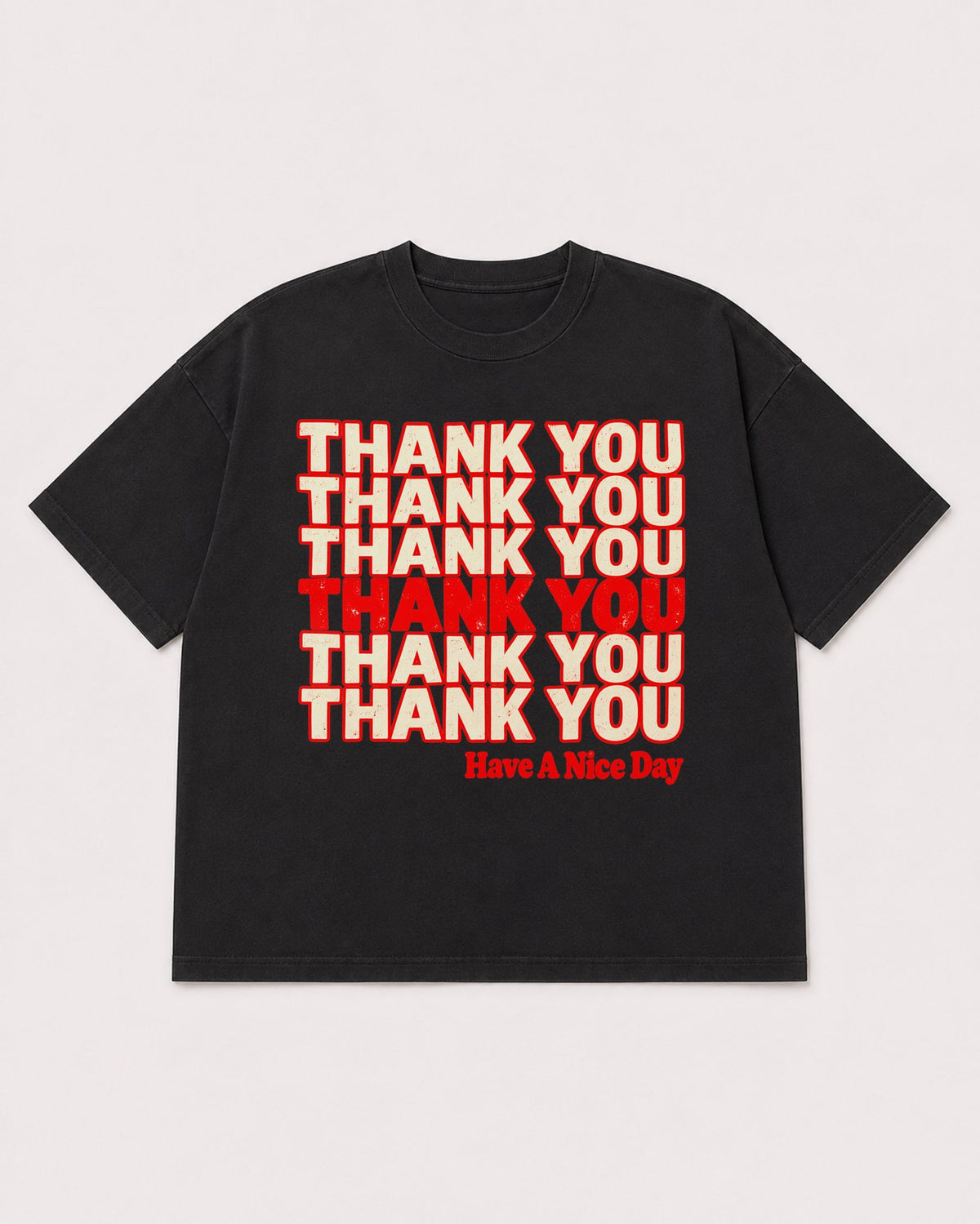 Mockup Boxy Heavyweight Tee Black product