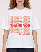 Mockup Boxy Heavyweight Tee White female close-up 09