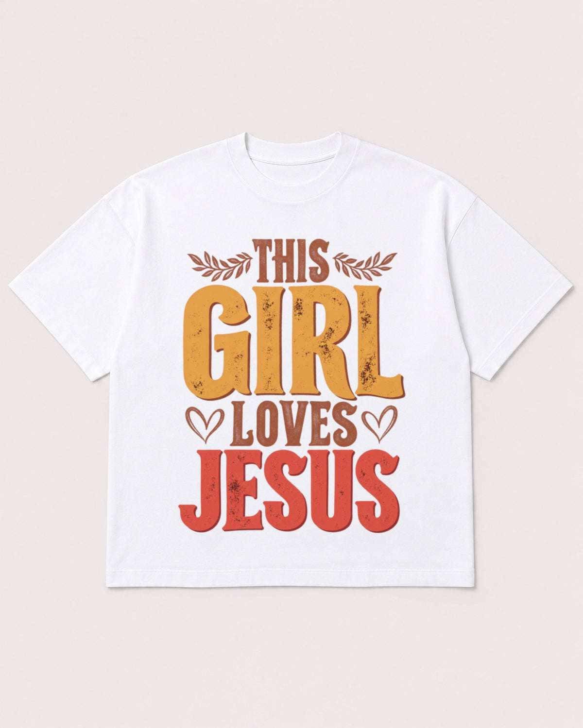 Mockup Boxy Heavyweight Tee White product