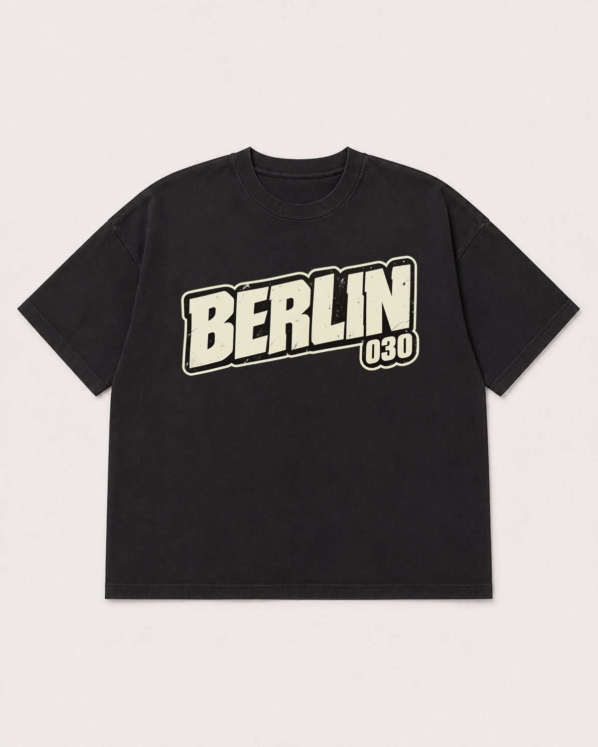 Mockup Boxy Heavyweight Tee Black product