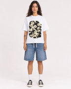 Mockup Boxy Heavyweight Tee White female full-body 06