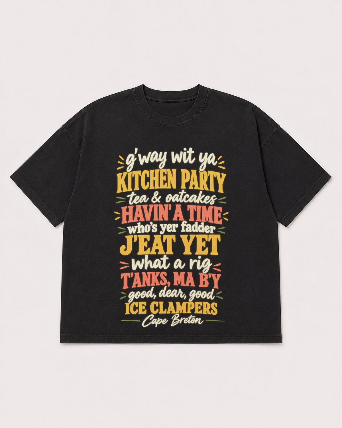 Mockup Boxy Heavyweight Tee Black product