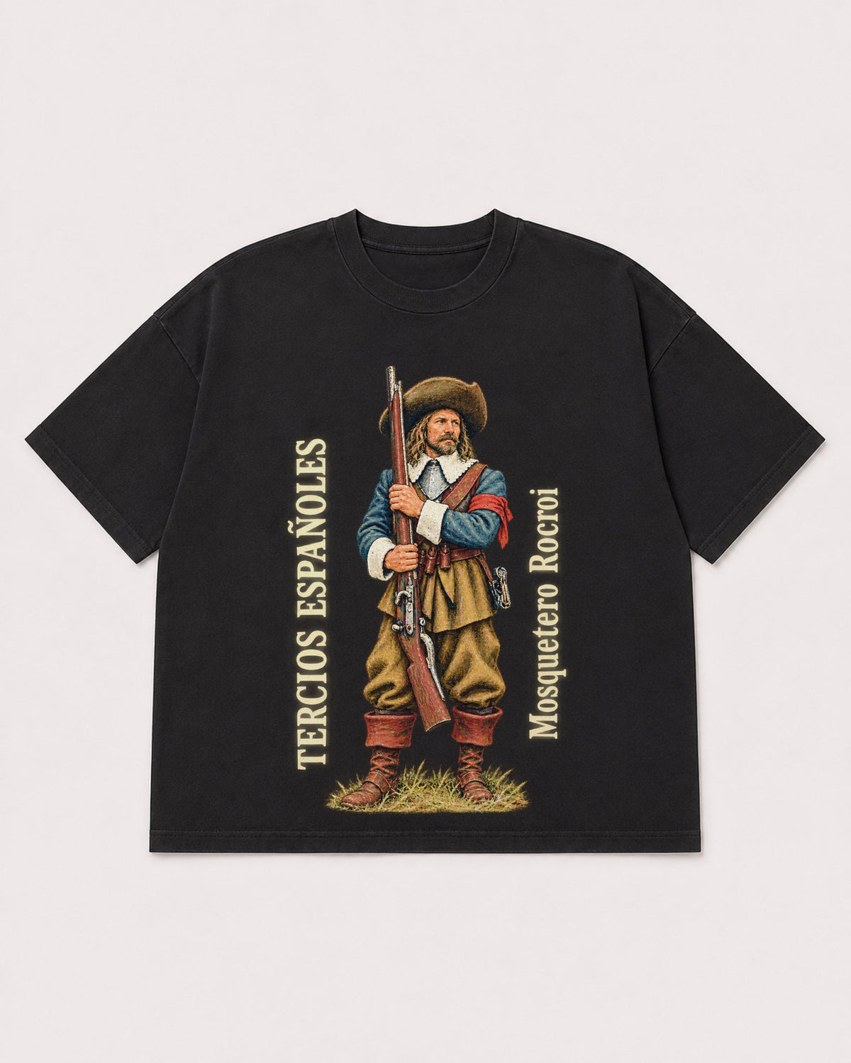 Mockup Boxy Heavyweight Tee Black product